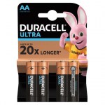 Батарейка LR06 АА (пальчиковая) Duracell Ultra алкалиновые 4шт/уп 