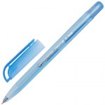 Ручка шариковая синяя Brauberg Olive Pen Tone корпус тонированный масляная узел 0,7мм
