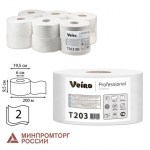 Туалетная бумага 200м 12шт Comfort 2-слойная Veiro Professional Система Т2