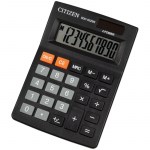 Калькулятор 10 разр Citizen SDC-022SR 88х127х23мм малый двойное питание черный