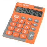 Калькулятор 10 разр Milan 150610TDOBL 145x106x21мм в чехле двойное питание оранжевый/10