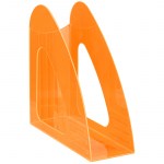 Накопитель (лоток) вертикальный OfficeSpace Colorful тонированный оранжевый