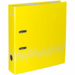 Папка с арочным механизмом (регистратор) 70мм Berlingo Neon желтая ламин/2  AMl70803