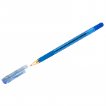 Ручка шариковая синяя MunHwa MC Gold 1,0 мм грип/12