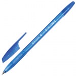 Ручка шариковая синяя Brauberg X-333 корпус тонированный узел 0,7мм линия письма 0,35мм