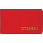 Визитница 20 визиток OfficeSpace карманная ПВХ красный