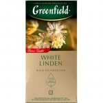 Чай 25 пакетиков Greenfield White Linden 