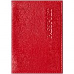 Обложка для паспорта OfficeSpace Бизнес кожзам красный