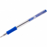 Ручка шариковая автоматическая синяя OfficeSpace 1,0мм грип прозрачный корпус BPRBU_1295/50