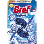 Блок гигиенический для унитаза Bref (Бреф) Blue Activ с хлор-компонентом 2х50г