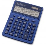 Калькулятор 12 разр Citizen SDC444XRNVE двойное питание 155*204*33мм темно-синий