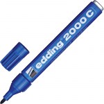 Маркер перманентный 1,5-3мм Edding E-2000C/3 синий металлический корпус