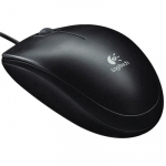 Мышь Logitech B100 USB проводная оптическая черная