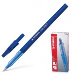Ручка шариковая синяя Stabilo Liner корпус синий узел 0,7мм линия письма 0,3мм     808