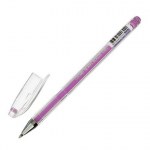 Ручка гелевая фиолетовая 0.5мм Crown Hi-Jell Pastel         HJR-500P