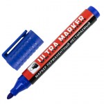 Маркер перманентный синий 3,5 мм с клипом Brauberg Ultra Marker