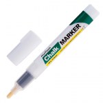Маркер меловой 3мм MunHwa Chalk Marker белый сухостираемый для гладких поверхностей CM-05