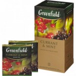 Чай 25пак Greenfield Currant and Mint черный фольгир 1249-10