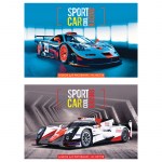 Альбом для рисования А4 40л скоба ArtSpace Cool sport car