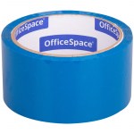 Клейкая лента (скотч) 48х40м синий OfficeSpace 45мкм  КЛ_6290