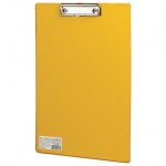Планшет без створки А4 Brauberg Comfort картон/ПВХ желтый