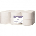 Туалетная бумага для диспенсера 200м Luscan Professional 1-сл белая 12рул/уп