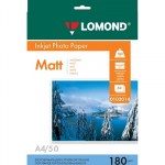 Бумага для фото Lomond А4 180г мат одн 50л/3  0102014
