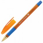 Ручка шариковая синяя Brauberg Model-XL Orange масляная с грипом узел 0,7мм линия 0,35мм