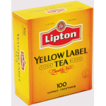 Чай 100пак Lipton Yellow Label черный/12