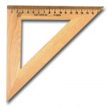 Треугольник 18см 45° УЧД деревянный Можга