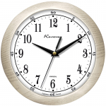 Часы настенные Камелия Дуб светлый круг светло коричн рамка 301086