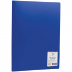 Папка 80 файлов OfficeSpace 35мм 600мкм синяя/4  F80L2_298