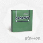 Салфетки бумажные 24х24см зеленые 3-слойные 20 штук в упаковке  Aster Creative