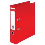 Папка с арочным механизмом (регистратор) 75мм Brauberg Extra 2-ст покрытие пластик угол красный/20