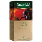 Чай 25пак Greenfield Festive Grape фруктовый Праздничный виноград в конвер