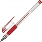 Ручка гелевая красная Attache Economy 0,5мм манжетка
