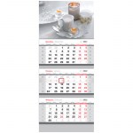 Календарь 2022г квартальный 3бл на 3гр OfficeSpace Create comfort