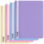 Скоросшиватель пластиковый ERICH KRAUSE "Pastel", А4, 120/180 мкм, ассорти