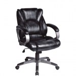 Кресло офисное BRABIX "Eldorado EX-504", экокожа, черное
