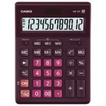 Калькулятор 12 разр Casio GR-12С-WR 210х155мм большой двойное питание бордовый
