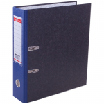 Папка с арочным механизмом (регистратор) 70мм Berlingo Standard мрамор карман синий/2