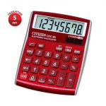 Калькулятор 08 разр Citizen CDC-80RDWB двойное питание 109*135*25мм красный