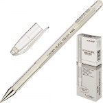 Ручка гелевая белая Crown 0,7мм пастель