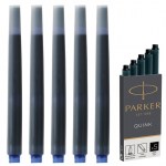 Стержень (картридж) для перьевой ручки синий Parker Cartridge Quink 1,3мл 5шт/уп
