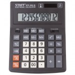Калькулятор 12 разр Staff Plus STF-333 (большой) 200х154мм черно серый