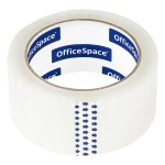 Клейкая лента (скотч) 48х66м прозр OfficeSpace Усиленная Морозостойкая 50 мкр