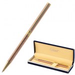 Ручка подарочная шариковая Galant Astron Gold корпус розовое золото детали золотистые узел 0,7