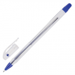 Ручка шариковая синяя Crown Oil Jell 0,7 мм OJ-500B