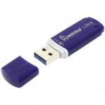 Флеш диск 128GB Smartbuy Crown USB 3.0 синий  SB128GBCRW-Bl