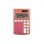 Калькулятор 08 разр Milan 159601CPPBL 97х62х8мм малый в чехле двойное питание цвет бронзовый/15